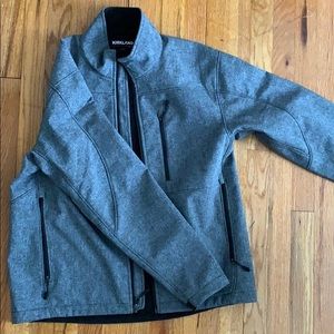 Kirkland soft shell gray jacket